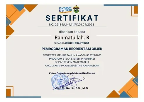Object-Oriented Programming (Java) Laboratory